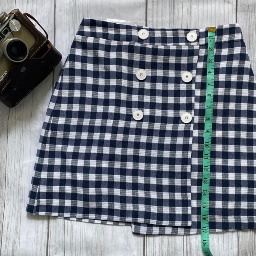 MANGO blue mini short skirt. Size S - Picture 5 of 11